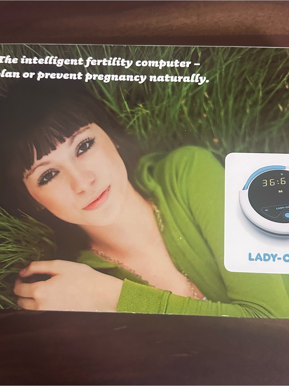 Lady Comp Fertility Monitor Natural Family Planning - White and Blue